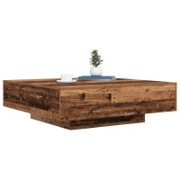 Produktbild för Kaffeebord Gammalt trä 100 x 100 x 31 cm Konstruerat trä