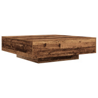 Produktbild för Kaffeebord Gammalt trä 100 x 100 x 31 cm Konstruerat trä