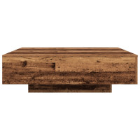 Produktbild för Kaffeebord Gammalt trä 100 x 100 x 31 cm Konstruerat trä