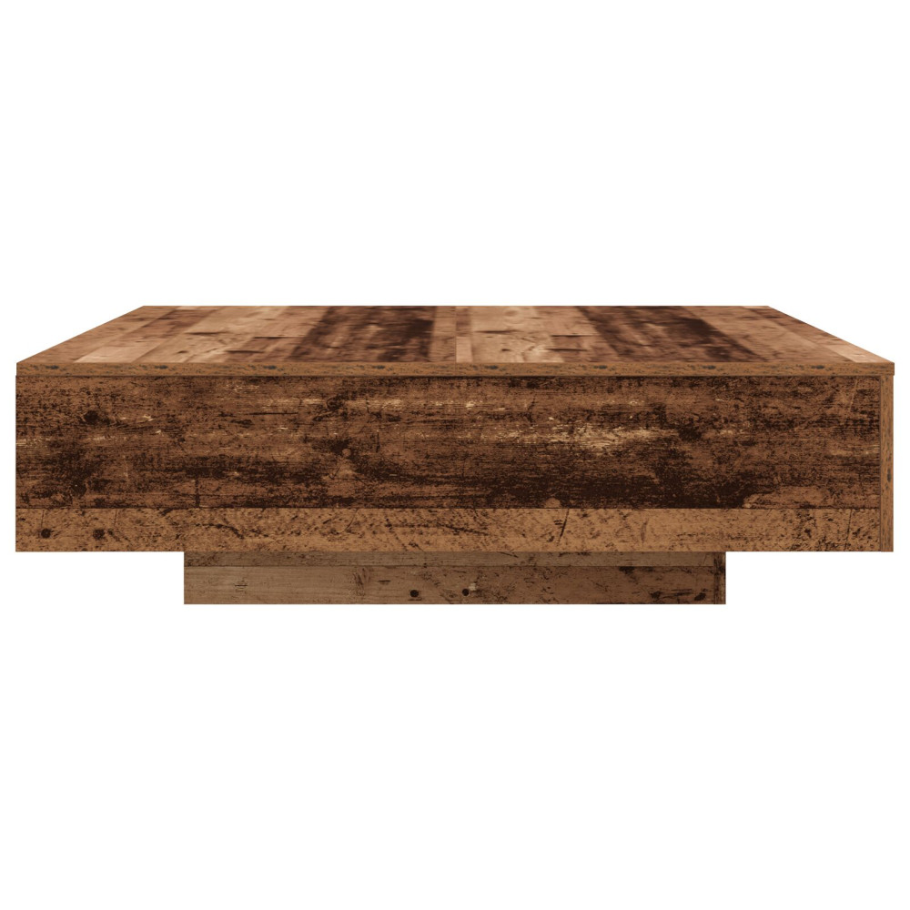 Produktbild för Kaffeebord Gammalt trä 100 x 100 x 31 cm Konstruerat trä