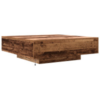 Produktbild för Kaffeebord Gammalt trä 100 x 100 x 31 cm Konstruerat trä