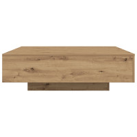 Produktbild för Kaffeebord Artisan Ek 100 x 100 x 31 cm Konstruerat trä