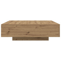 Produktbild för Kaffeebord Artisan Ek 100 x 100 x 31 cm Konstruerat trä
