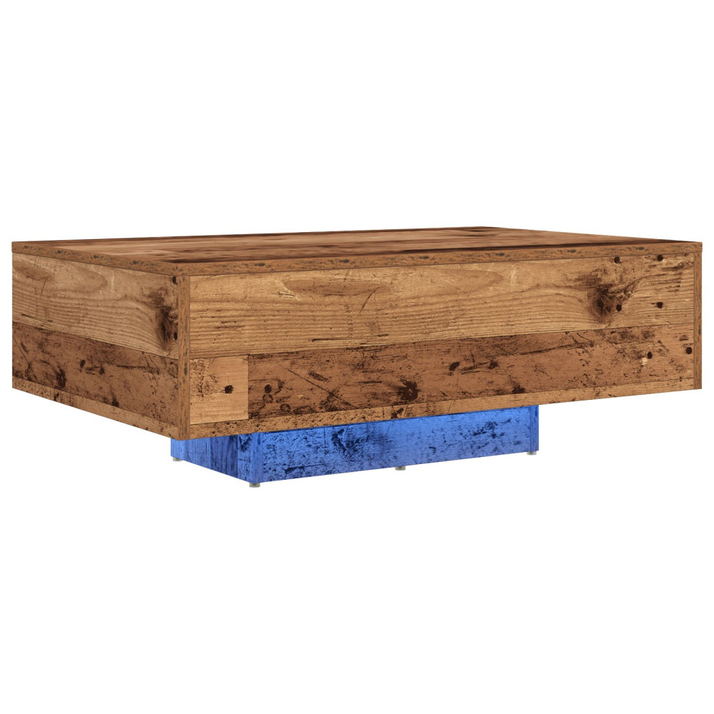 Produktbild för Kaffeebord Gammalt trä 85 x 55 x 31 cm Konstruerat trä
