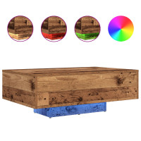 Produktbild för Kaffeebord Gammalt trä 85 x 55 x 31 cm Konstruerat trä