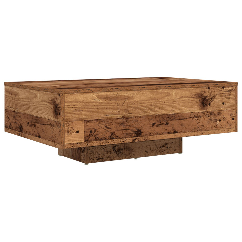 Produktbild för Kaffeebord Gammalt trä 85 x 55 x 31 cm Konstruerat trä