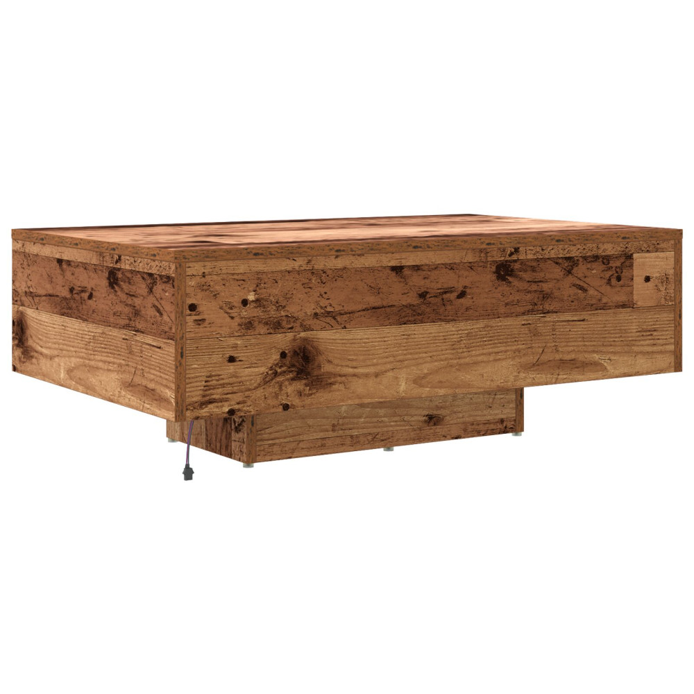 Produktbild för Kaffeebord Gammalt trä 85 x 55 x 31 cm Konstruerat trä