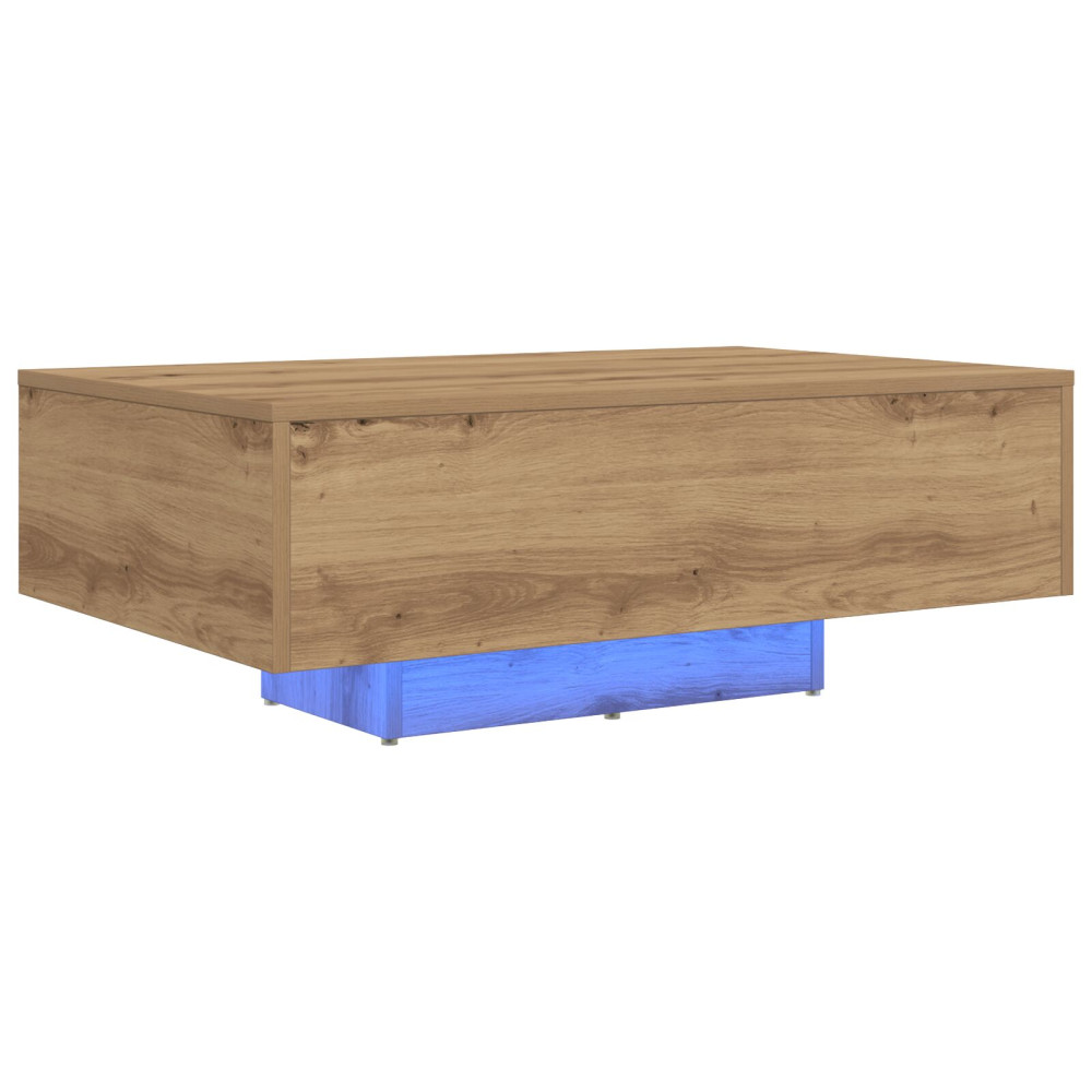 Produktbild för Kaffeebord Artisan Ek 85 x 55 x 31 cm Konstruerat trä