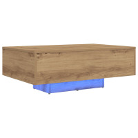 Produktbild för Kaffeebord Artisan Ek 85 x 55 x 31 cm Konstruerat trä