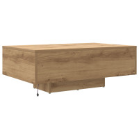 Produktbild för Kaffeebord Artisan Ek 85 x 55 x 31 cm Konstruerat trä