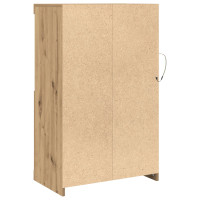 Produktbild för LED-sido bord Artisan Ek 60,5 x 37 x 100 cm Konstruerat trä