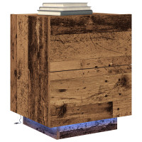 Produktbild för Nattduksbord 2 pcs Gammalt trä 45 x 40 x 55 cm Konstruerat trä