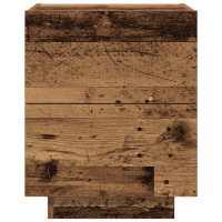 Produktbild för Nattduksbord 2 pcs Gammalt trä 45 x 40 x 55 cm Konstruerat trä