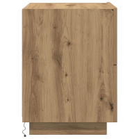 Produktbild för Nattduksbord 2 pcs Artisan Ek 45 x 40 x 55 cm Konstruerat trä