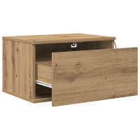 Produktbild för Väggmonterad sänggavel 2 pcs Artisan Ek 50 x 36 x 30 cm