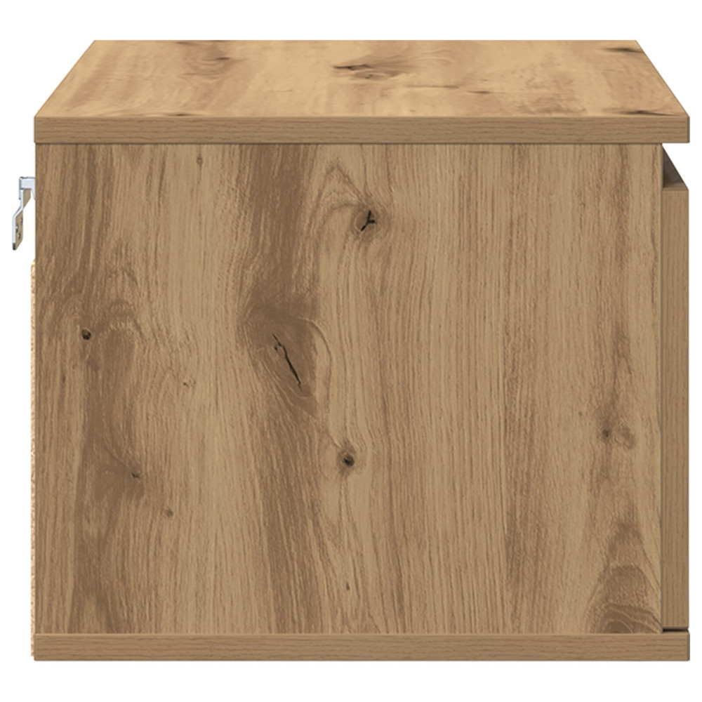 Produktbild för Väggmonterad sänggavel 2 pcs Artisan Ek 50 x 36 x 30 cm