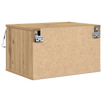 Produktbild för Väggmonterad sänggavel 2 pcs Artisan Ek 50 x 36 x 30 cm