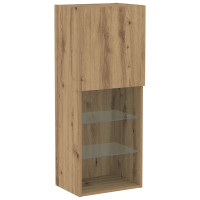 Produktbild för TV-bänkset 40,5 x 30 x 102 cm Artisan Ek Konstruerat trä