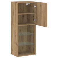 Produktbild för TV-bänkset 40,5 x 30 x 102 cm Artisan Ek Konstruerat trä