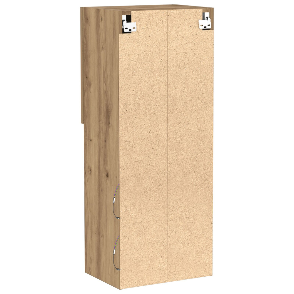Produktbild för TV-bänkset 40,5 x 30 x 102 cm Artisan Ek Konstruerat trä