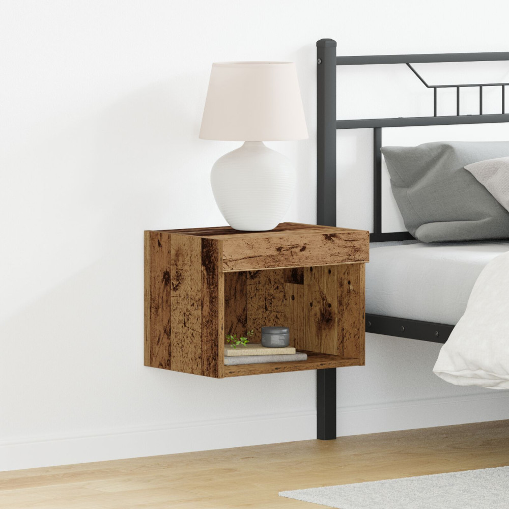 Produktbild för TV-bänkset 2 pcs Gammalt trä 40 x 30 x 30 cm Konstruerat trä