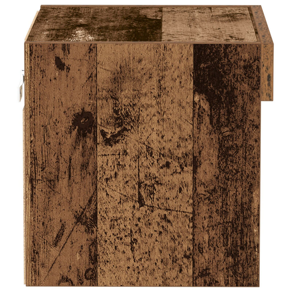 Produktbild för TV-bänkset 2 pcs Gammalt trä 40 x 30 x 30 cm Konstruerat trä