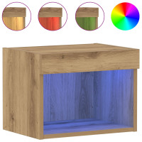 Produktbild för TV-bänkset 40 x 30 x 30 cm Artisan Ek Konstruerat trä