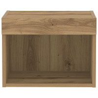 Produktbild för TV-bänkset 40 x 30 x 30 cm Artisan Ek Konstruerat trä