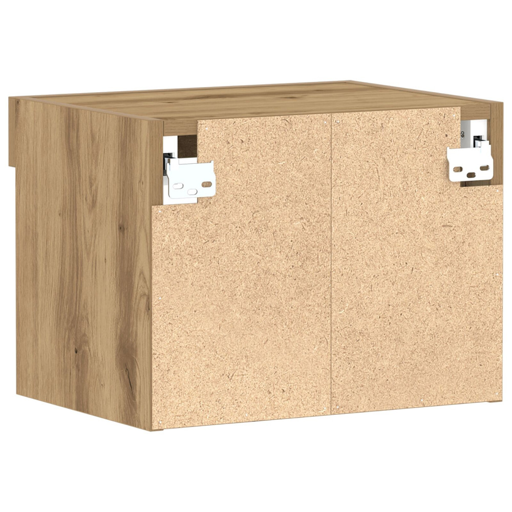 Produktbild för TV-bänkset 40 x 30 x 30 cm Artisan Ek Konstruerat trä