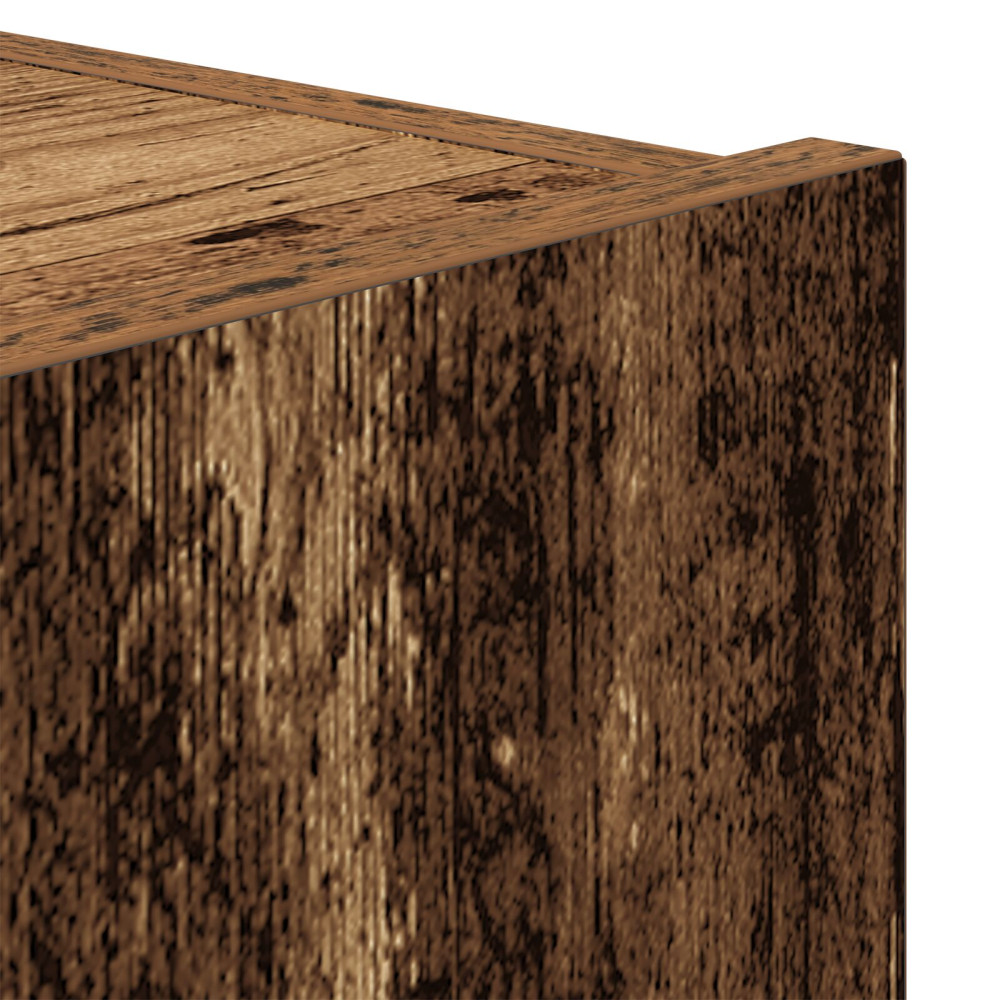 Produktbild för TV Vägghylla 2 pcs Gammalt trä 80 x 35 x 31 cm Konstruerat trä
