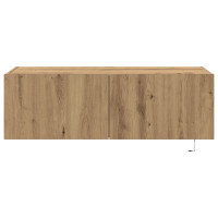 Produktbild för TV Vägghylla 100 x 35 x 31 cm Artisan Ek Konstruerat trä
