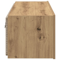 Produktbild för TV Vägghylla 100 x 35 x 31 cm Artisan Ek Konstruerat trä