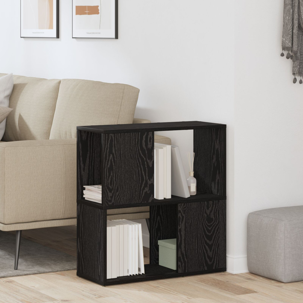 Produktbild för TV-bänkset Väggmonterad Svart 60 x 24 x 63 cm Konstruerat trä