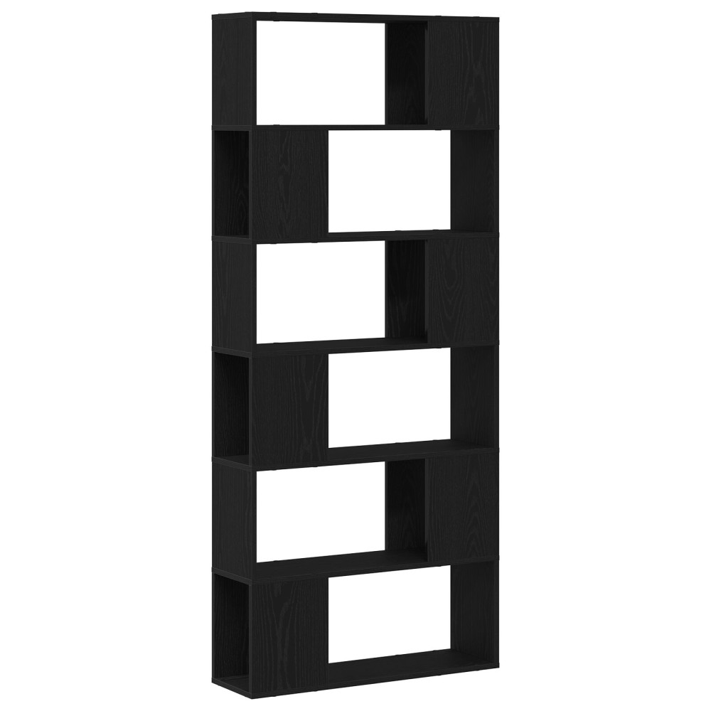 Produktbild för TV-bänkset Väggmonterad Svart 80 x 24 x 186 cm Konstruerat trä