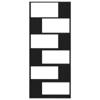 Produktbild för TV-bänkset Väggmonterad Svart 80 x 24 x 186 cm Konstruerat trä