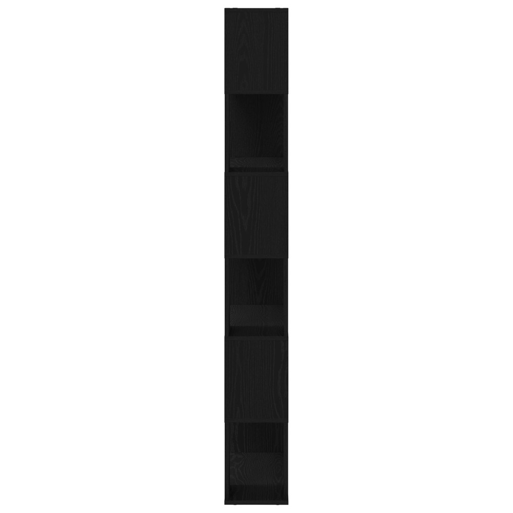 Produktbild för TV-bänkset Väggmonterad Svart 80 x 24 x 186 cm Konstruerat trä