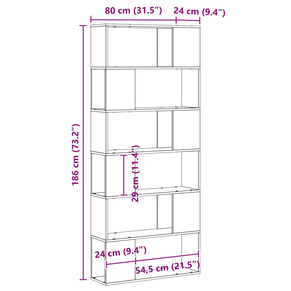 Produktbild för TV-bänkset Väggmonterad Svart 80 x 24 x 186 cm Konstruerat trä