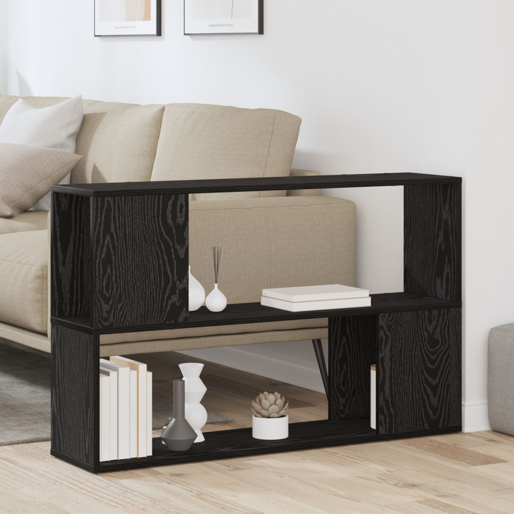 Produktbild för TV-bänkset Väggmonterad Svart 100 x 24 x 63 cm Konstruerat trä