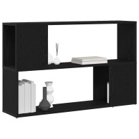 Produktbild för TV-bänkset Väggmonterad Svart 100 x 24 x 63 cm Konstruerat trä