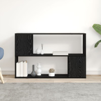 Produktbild för TV-bänkset Väggmonterad Svart 100 x 24 x 63 cm Konstruerat trä