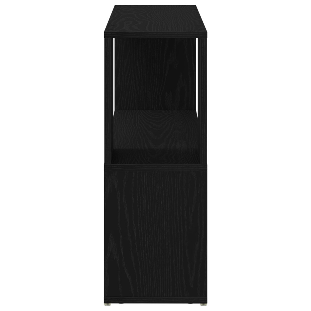Produktbild för TV-bänkset Väggmonterad Svart 100 x 24 x 63 cm Konstruerat trä