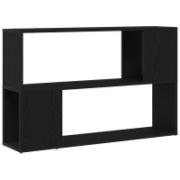 Produktbild för TV-bänkset Väggmonterad Svart 100 x 24 x 63 cm Konstruerat trä