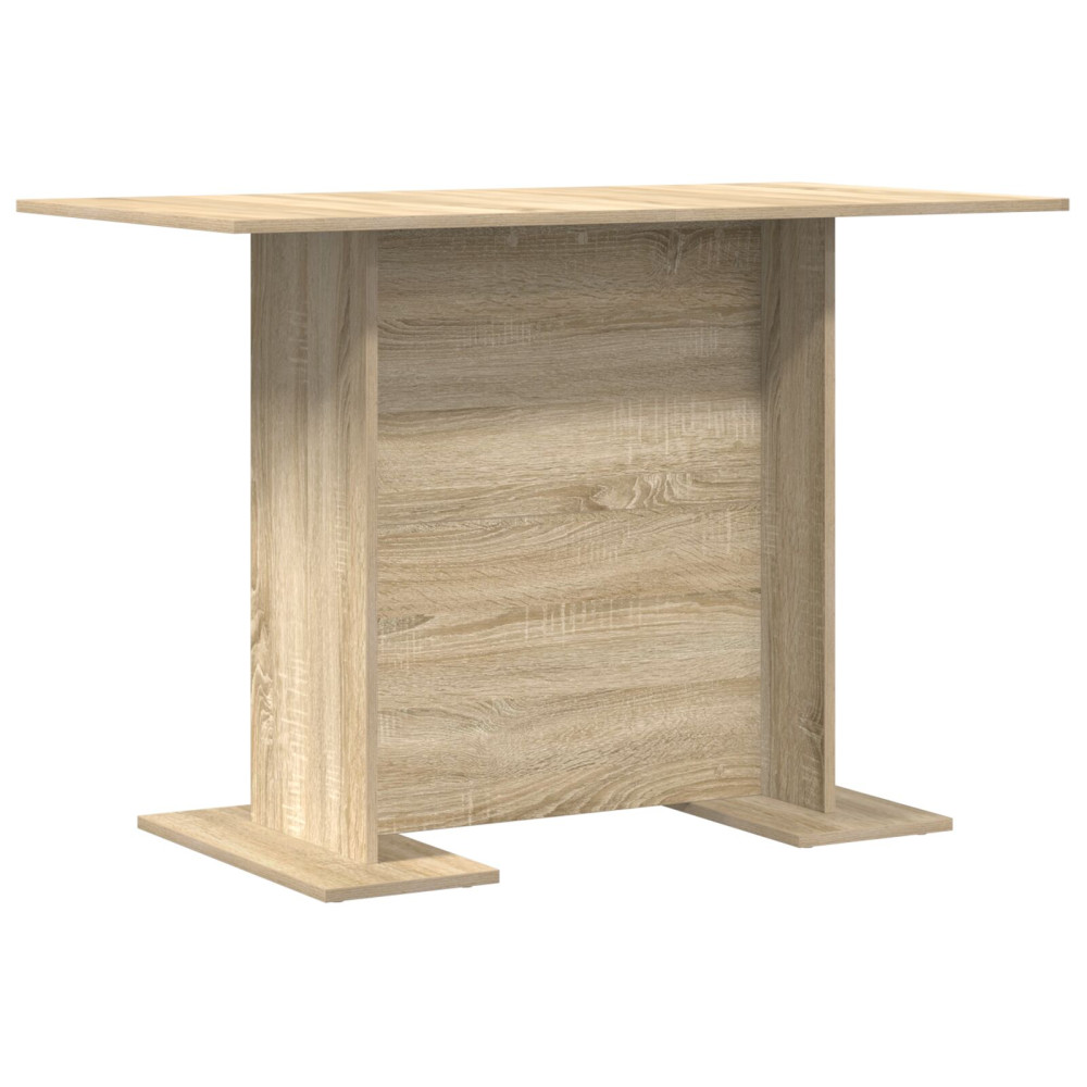 Produktbild för Matbord Sonoma-ek 110 x 60 x 75 cm Konstruerat trä