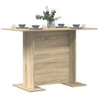 Produktbild för Matbord Sonoma-ek 110 x 60 x 75 cm Konstruerat trä