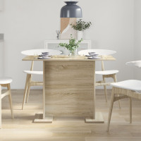 Produktbild för Matbord Sonoma-ek 110 x 60 x 75 cm Konstruerat trä