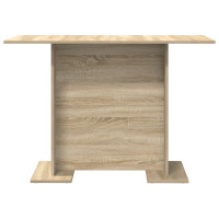 Produktbild för Matbord Sonoma-ek 110 x 60 x 75 cm Konstruerat trä