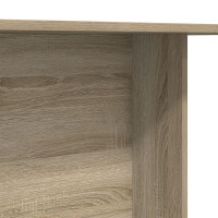 Produktbild för Matbord Sonoma-ek 110 x 60 x 75 cm Konstruerat trä