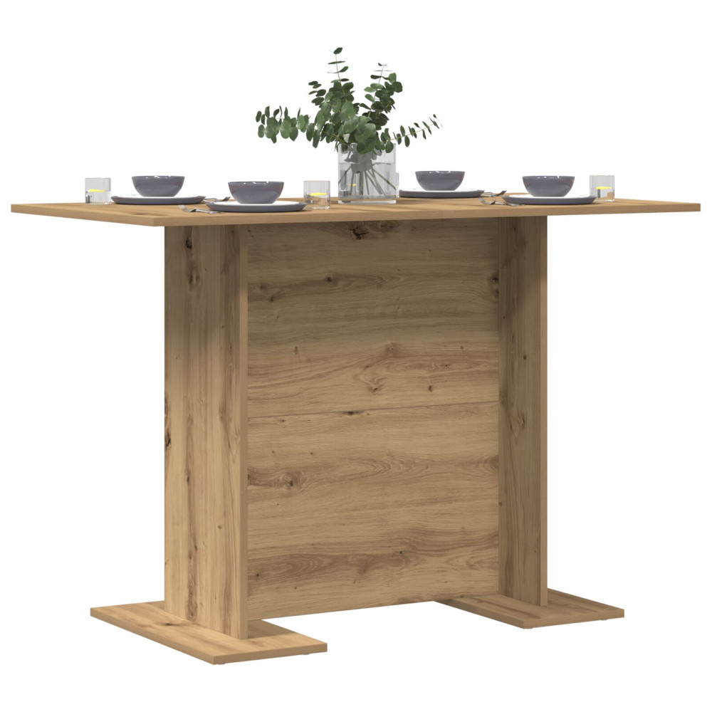 Produktbild för Matbord artisan ek 110 x 60 x 75 cm Konstruerat trä