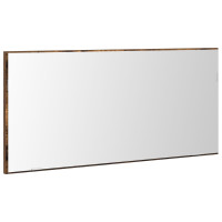 Produktbild för Spegel Väggmonterad Brun 80 x 37 cm Glas och konstruerat trä