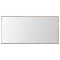 Produktbild för Spegel Väggmonterad Brun 80 x 37 cm Glas och konstruerat trä